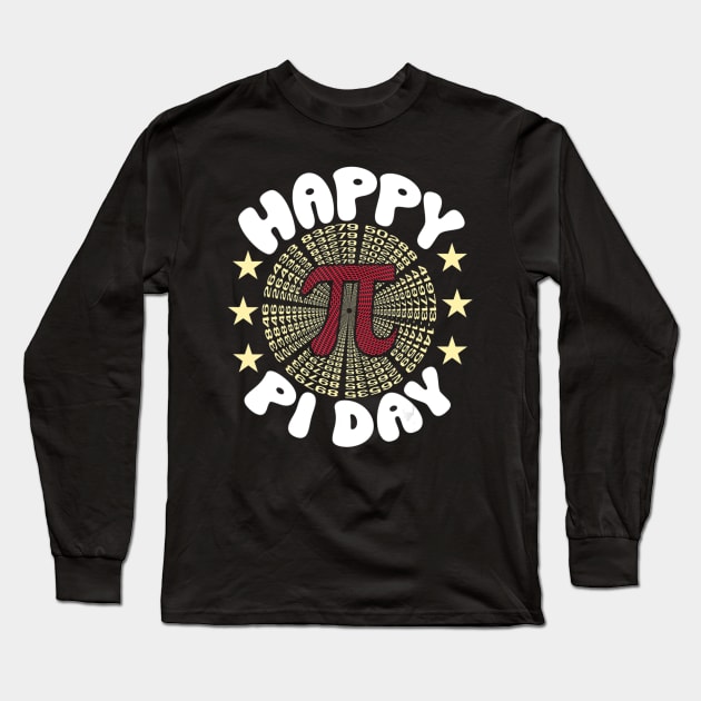 Happy Pi Day Pi Mathematic Math Long Sleeve T-Shirt by hony.white